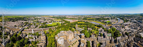 Cuadro en lienzo A view of Lancaster, a city on river Lune in northwest England
