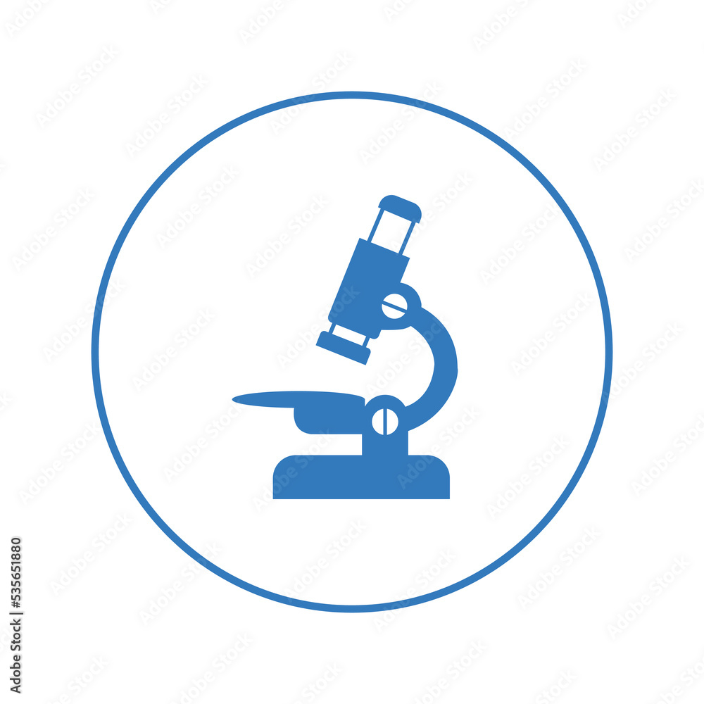 Science laboratory tool microscope icon | Circle version icon | Science laboratory tool microscope icon | Circle version icon |