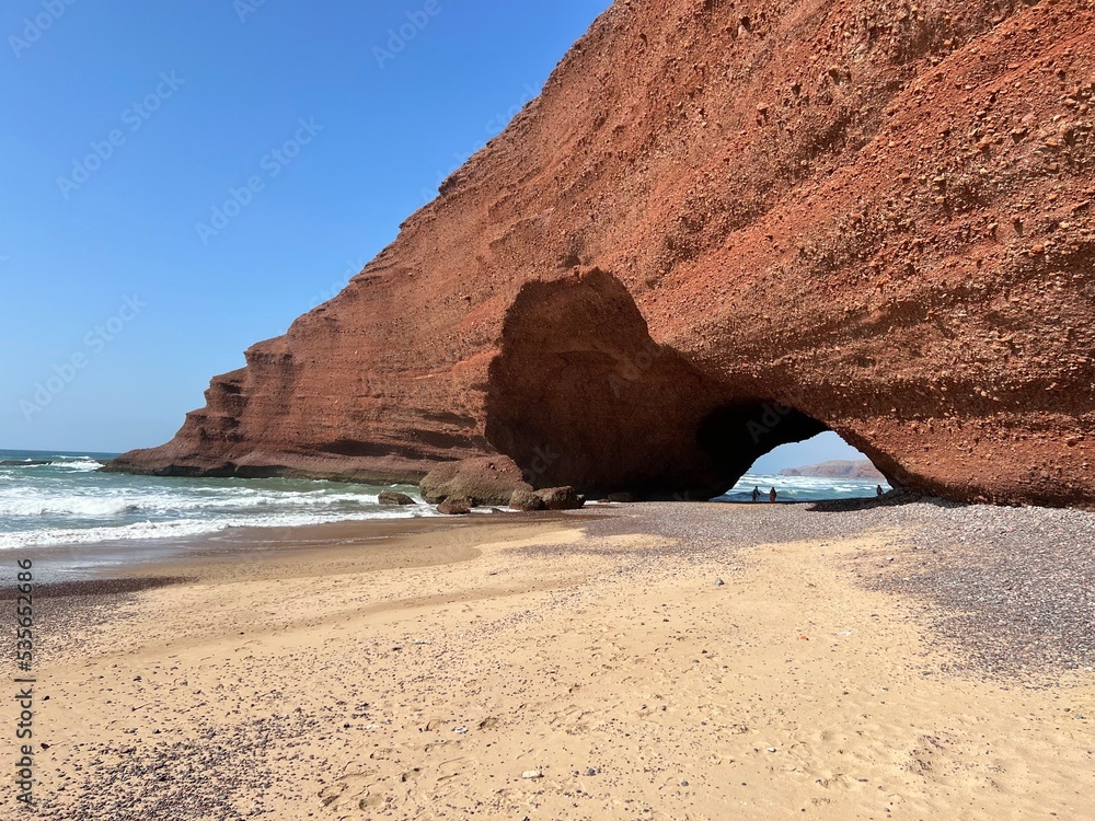 Legzira Beach - The Magical Place! 
power of natural elements - wind, water and earth that created great rock arches.
