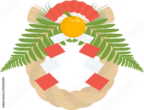 しめ飾り_ベクターイラスト