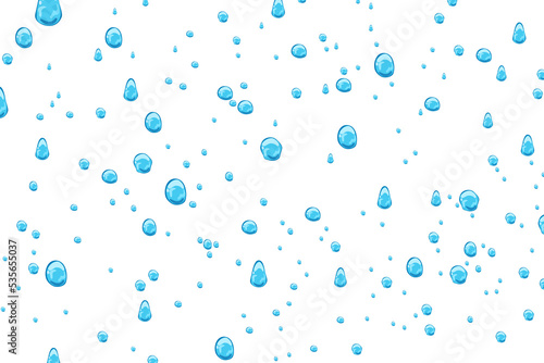 Water drops cartoon