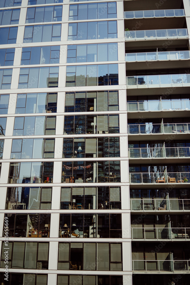 Chicago Glass Building Reflection Chicago Glass Building Reflection