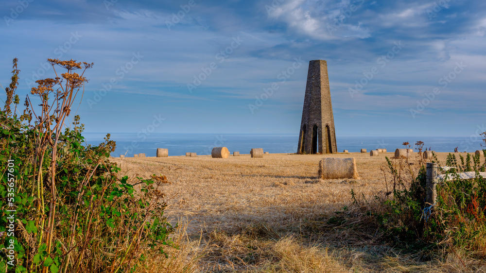 Obraz premium The Daymark at Brownstone near Kingswear, South Hams, Devon