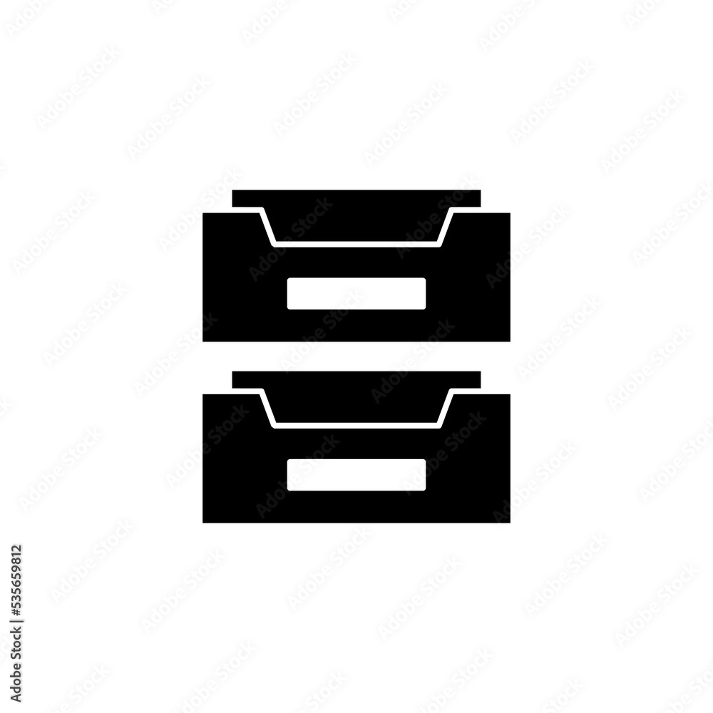 Archive folders icon vector for web and mobile app. Document vector icon. Archive storage icon. Archive folders icon vector for web and mobile app. Document vector icon. Archive storage icon.