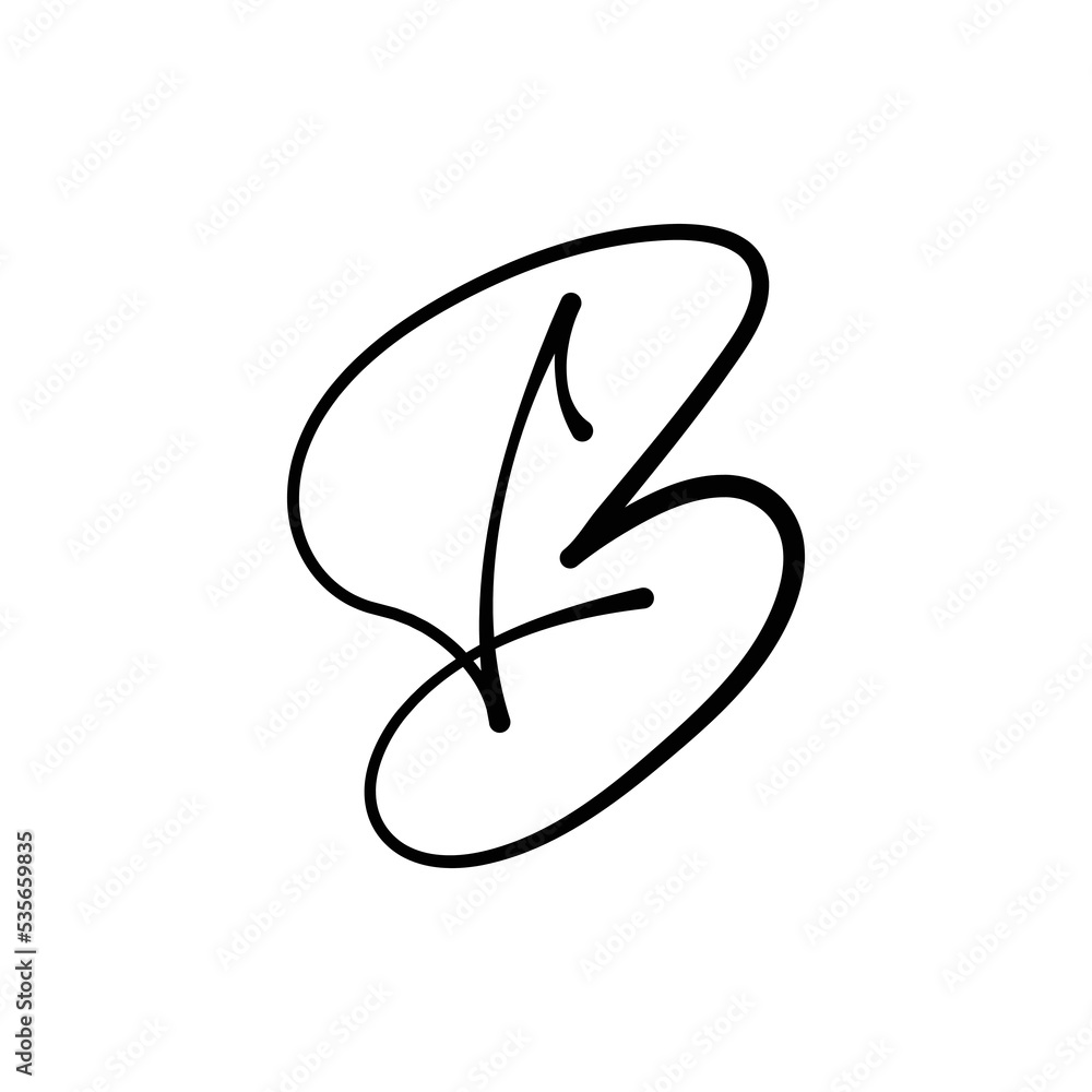 Letter B logo design for beauty business Letter B logo design for beauty business