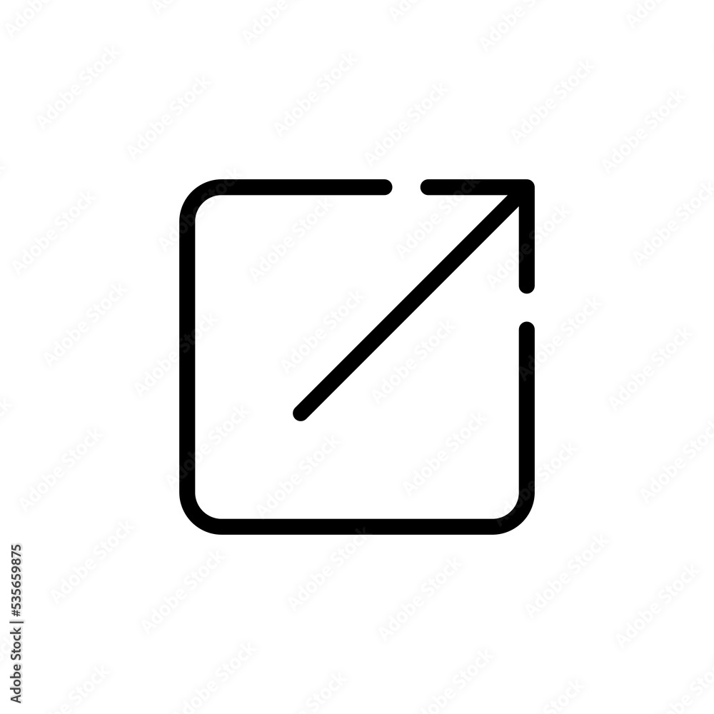 External link icon vector for web and mobile app. link sign and symbol. hyperlink symbol External link icon vector for web and mobile app. link sign and symbol. hyperlink symbol