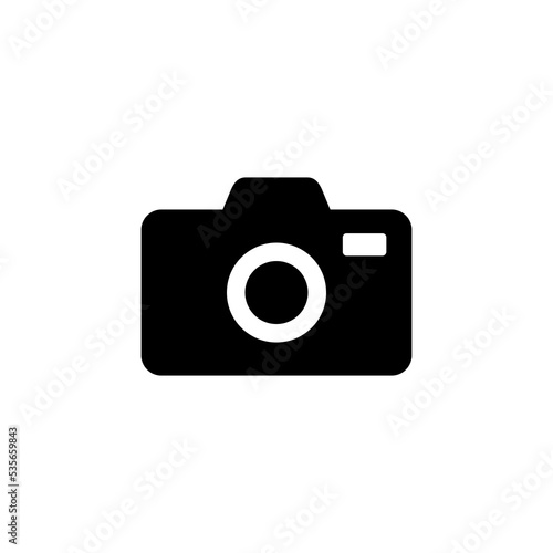 Camera icon vector for web and mobile app. photo camera sign and symbol. photography icon.