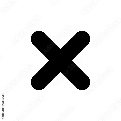 Close icon vector for web and mobile app. Delete sign and symbol. cross sign