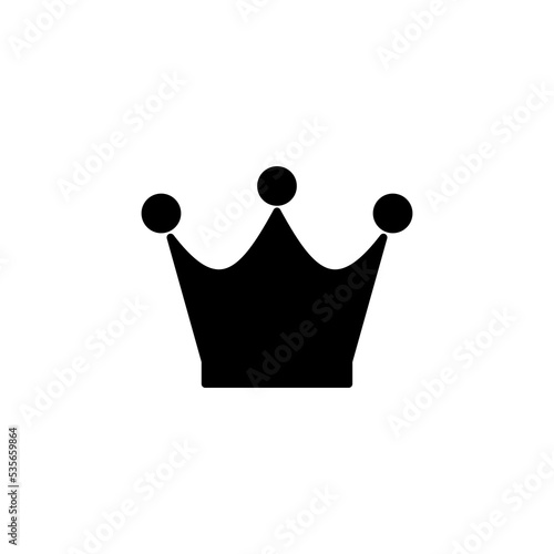 Crown icon vector for web and mobile app. crown sign and symbol