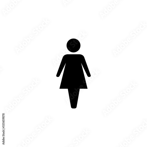 Female icon vector for web and mobile app. woman sign and symbol