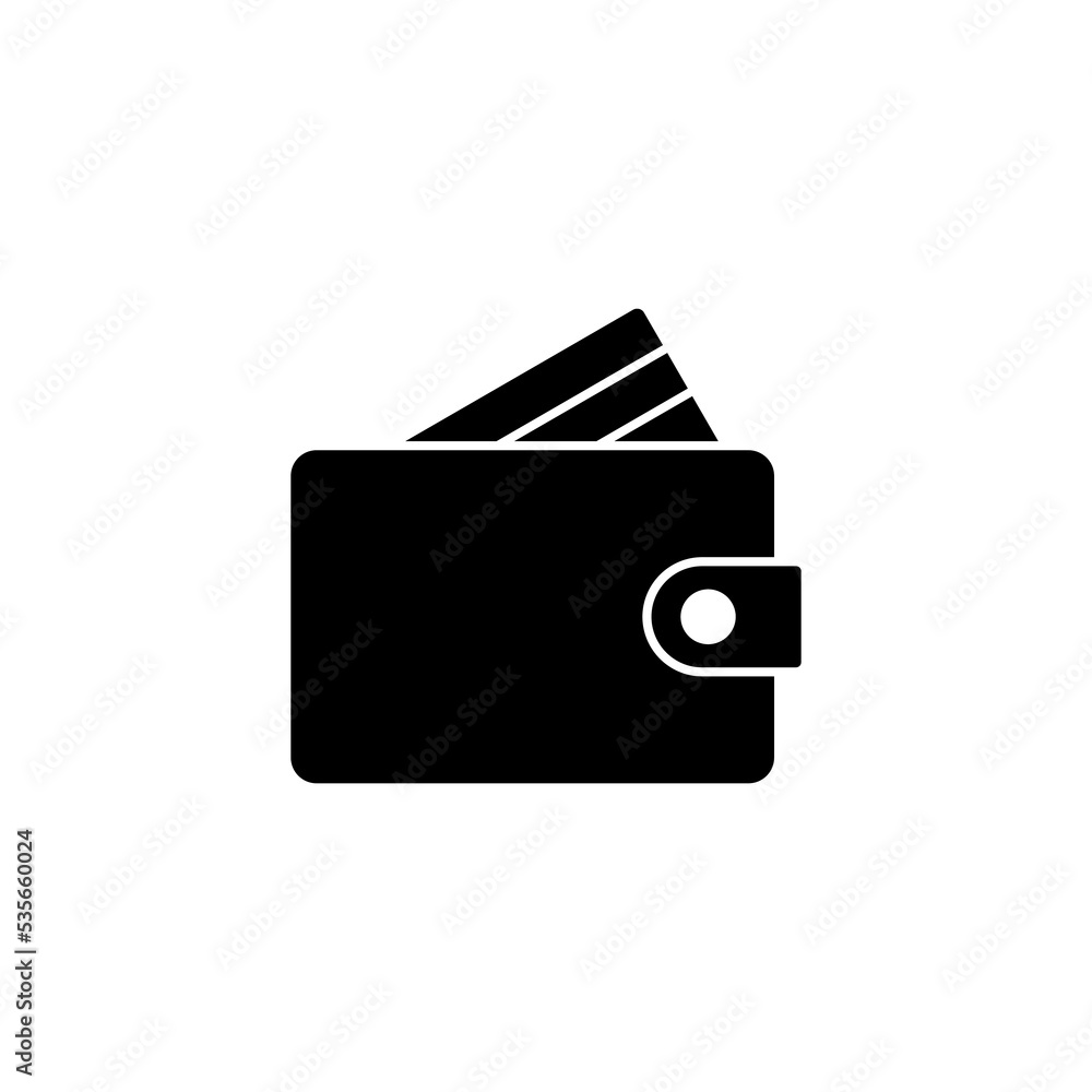 Wallet icon vector for web and mobile app. wallet sign and symbol Wallet icon vector for web and mobile app. wallet sign and symbol