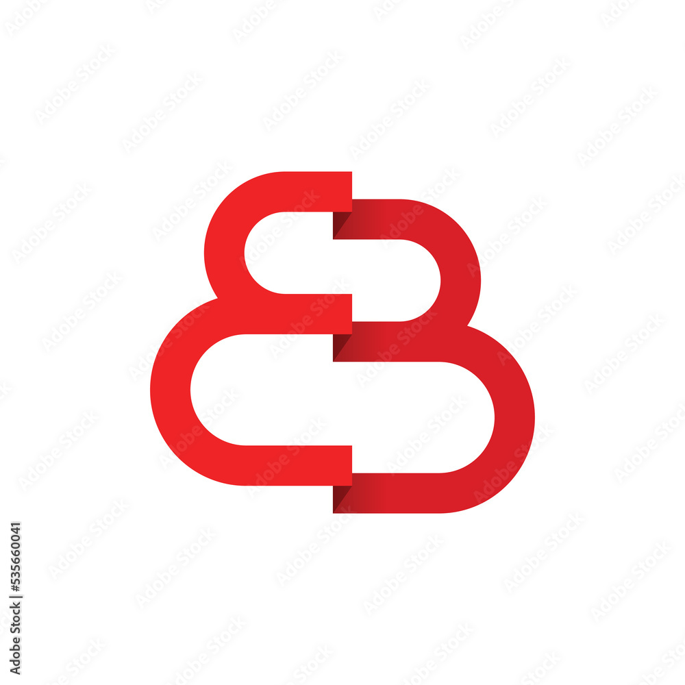Letter BB logo design. Abstract BB logo design Letter BB logo design. Abstract BB logo design