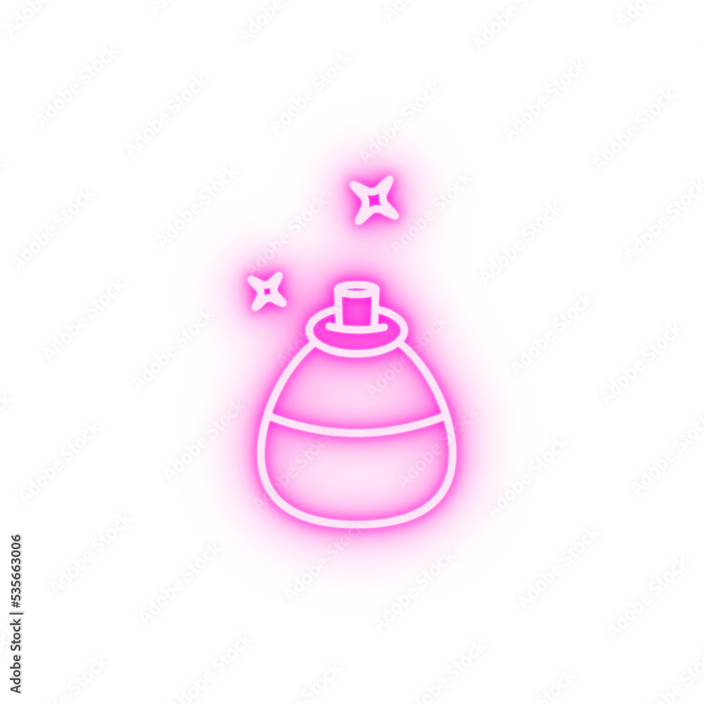 Elixir magic neon icon Elixir magic neon icon