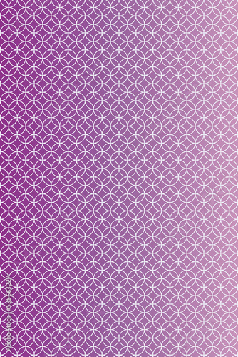 Purple portrait background of the oriental traditional chain circle pattern
