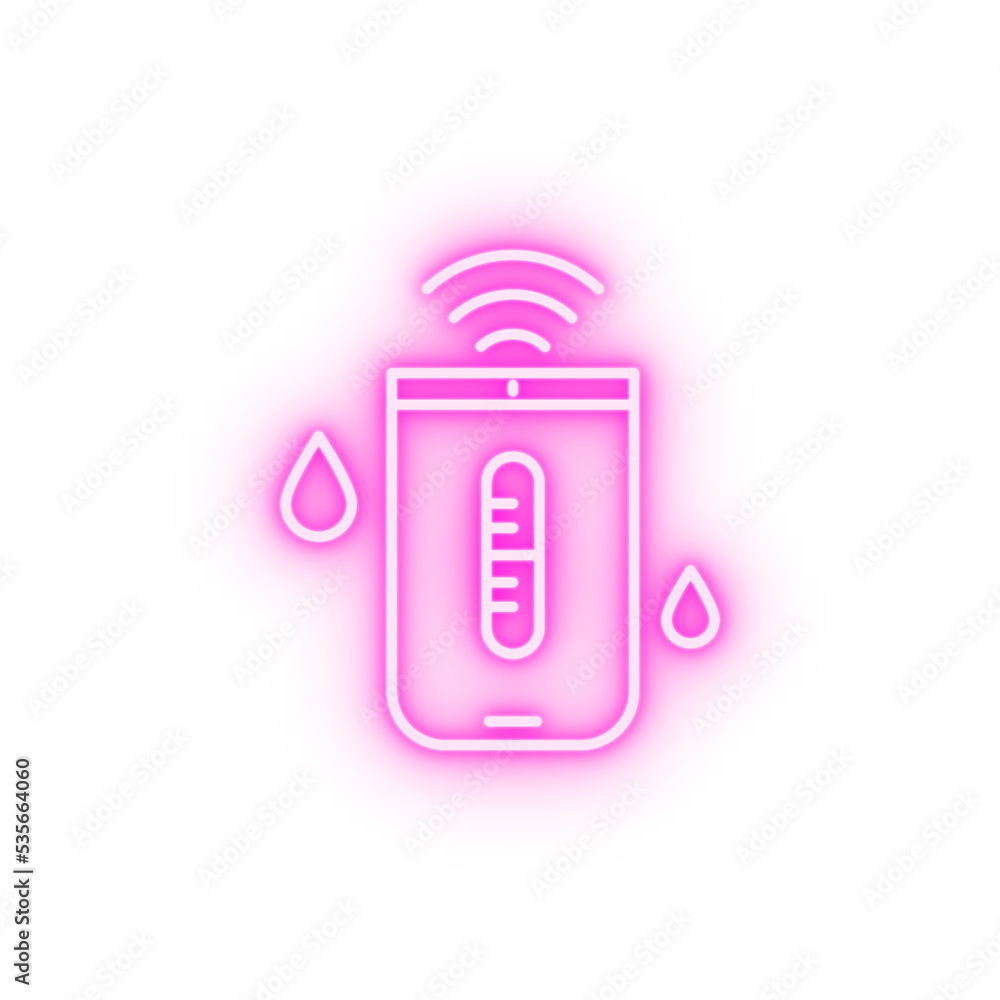 Gadget humidifier neon icon