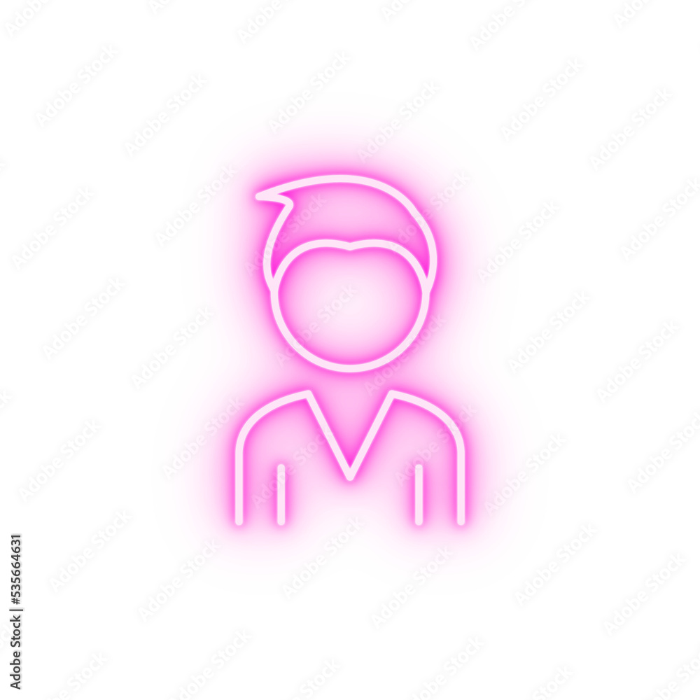 Video graduate hat neon icon Video graduate hat neon icon