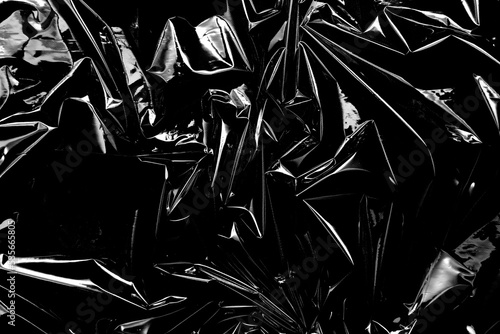 Plastic texture overlay graphic. Clear plastic wrap background