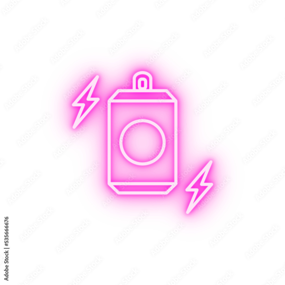 Hallucinogen addictions mushroom neon icon Hallucinogen addictions mushroom neon icon