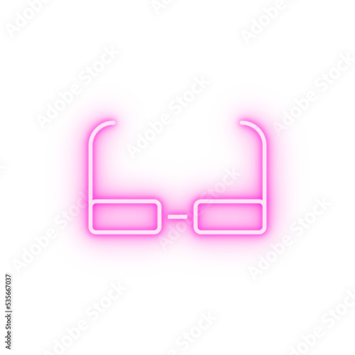 Wallpaper Mural glasses neon icon Torontodigital.ca