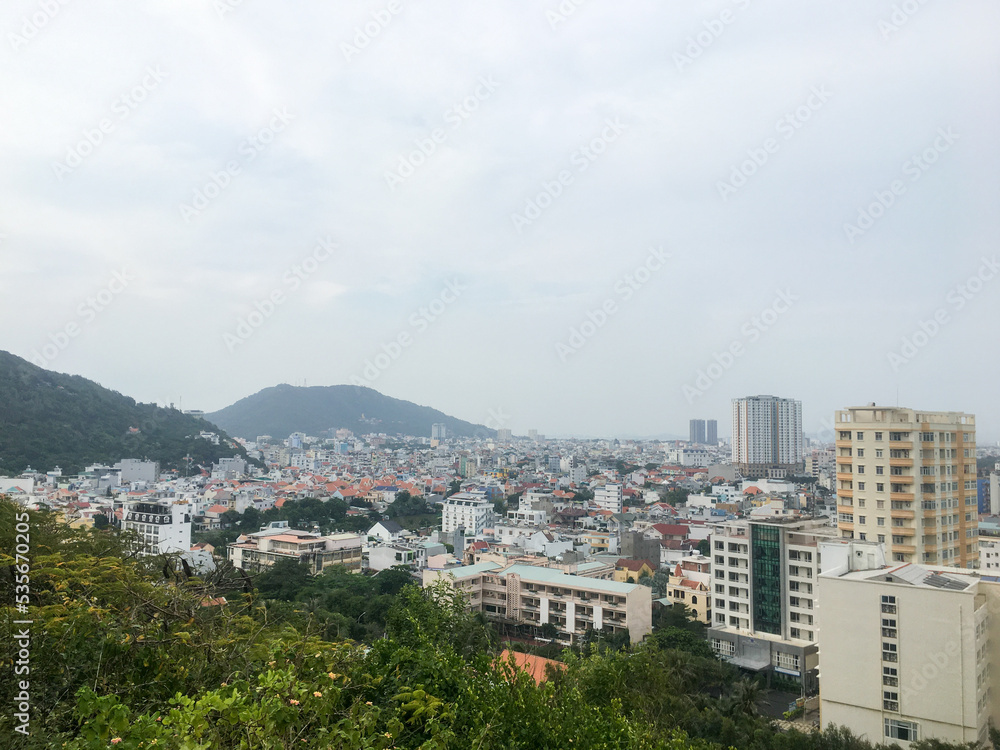 Aerial view of Vungtau city, Vietnam