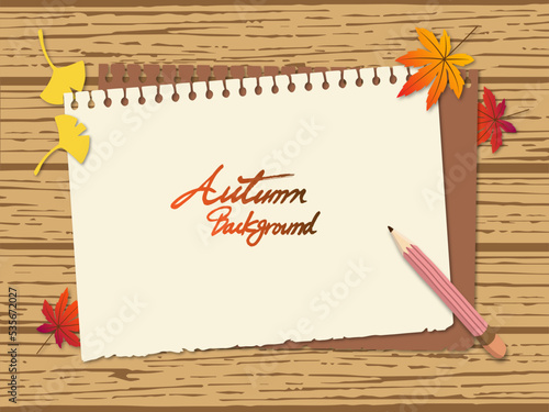 Autumn season stationery, memo paper background frame, 가을시즌 편지지,메모지 배경프레임
