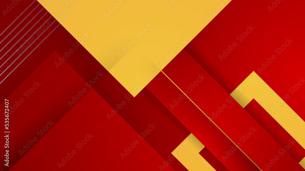 Abstract red and yellow background. Design for poster, template on web ...