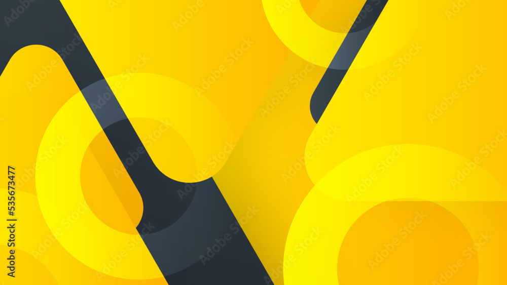 Modern black and yellow orange background. Black Sports Background with