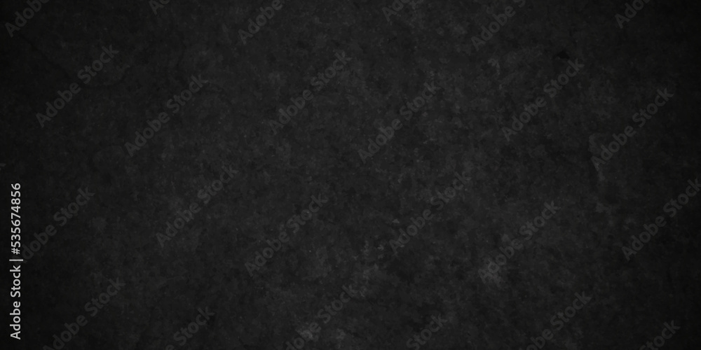 Dark black grunge textured concrete background. Panorama dark grey black slate background or texture. Vector black concrete texture. Stone wall background.
Dark black grunge textured concrete background. Panorama dark grey black slate background or texture. Vector black concrete texture. Stone wall background.