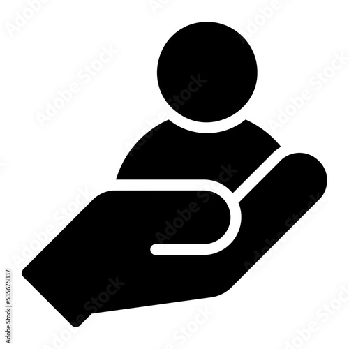 human resources glyph icon