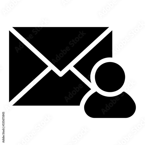 mail glyph icon
