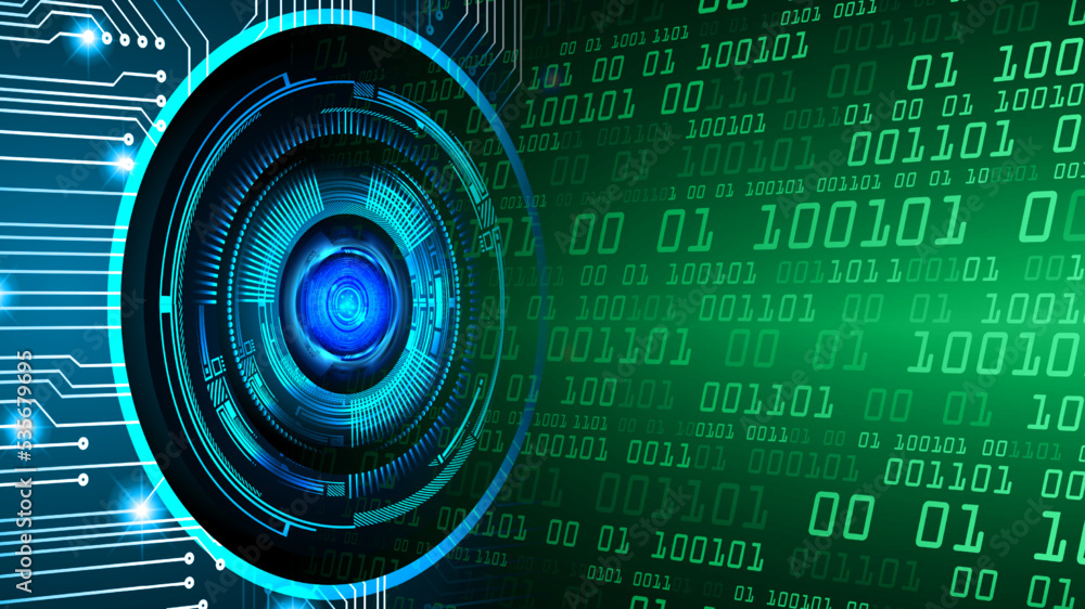 eye cyber circuit future technology concept background
eye cyber circuit future technology concept background