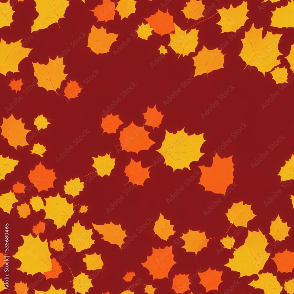 autumn leaves seamless pattern autumn leaves seamless pattern