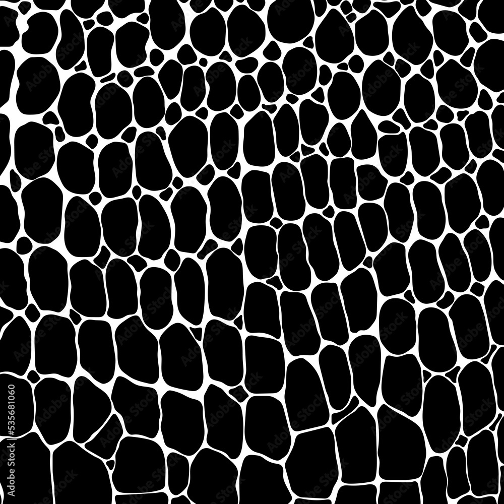 Crocodile or alligator skin print pattern seamless. Monochrome leather fashion, wallpaper or background and more. Crocodile or alligator skin print pattern seamless. Monochrome leather fashion, wallpaper or background and more.