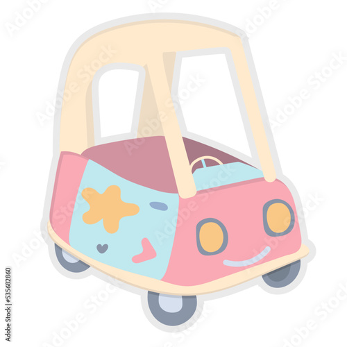 Baby Car flat icon,linear,outline,graphic,illustration