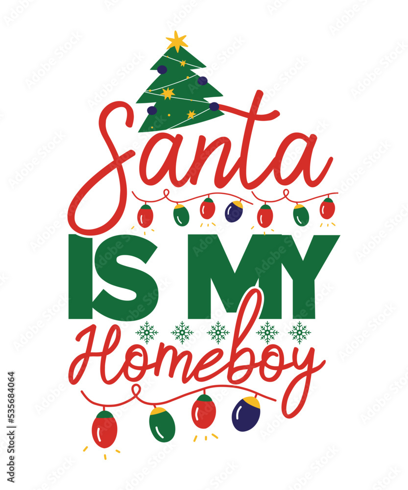 Fototapeta premium Christmas SVG Bundle, Christmas SVG, Merry Christmas SVG, Christmas Ornaments svg, Winter svg, Santa svg, Funny Christmas Bundle svg Cricut