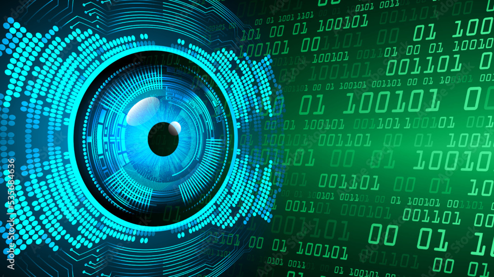 eye cyber circuit future technology concept background eye cyber circuit future technology concept background