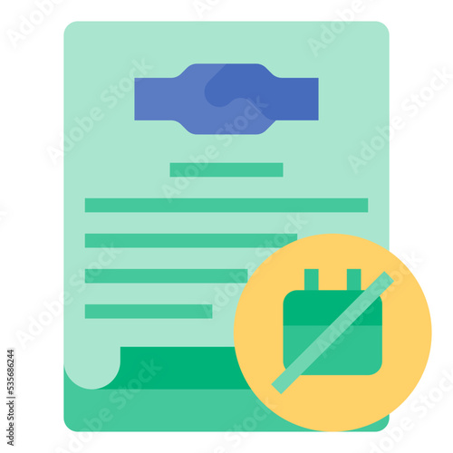 employment contract icon
