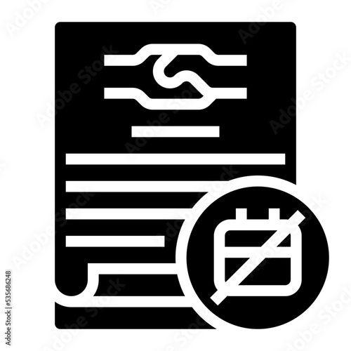employment contract icon