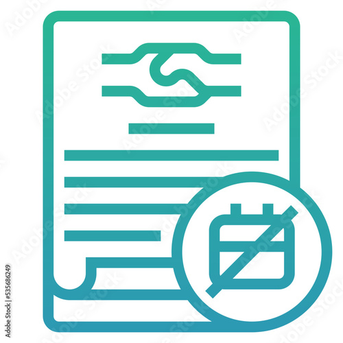 employment contract icon
