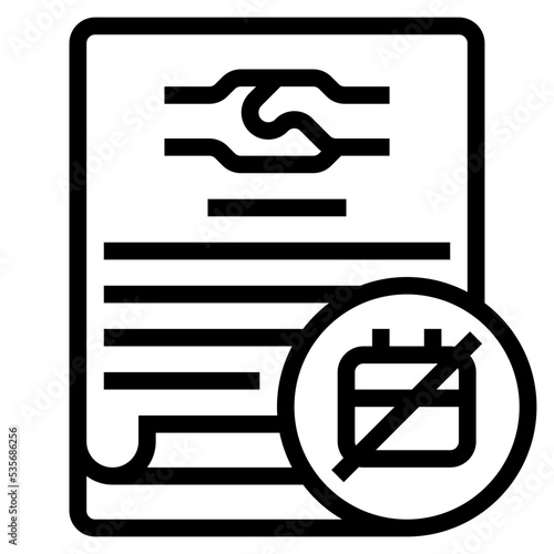 employment contract icon