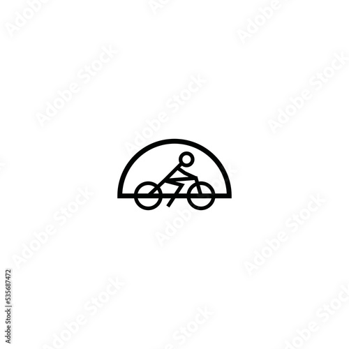 Bicycle Room Logo. This logo is quite simple. sports logo that can be used for your community logo