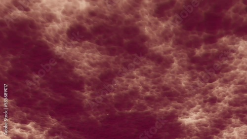 background with clouds red simulation HD 60fps