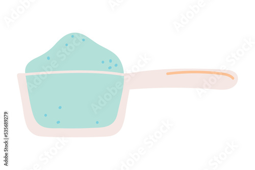spoon with soap
