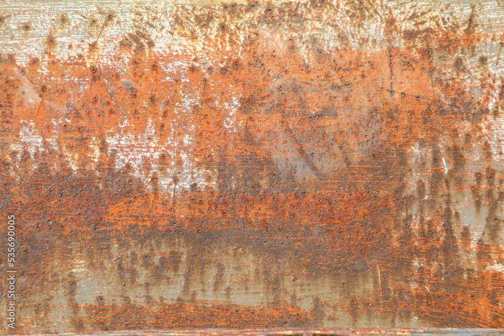 Rusted and scratched metal surface Rusted and scratched metal surface