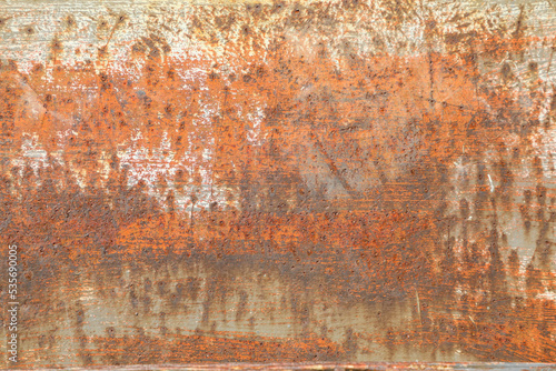 Rusted and scratched metal surface
