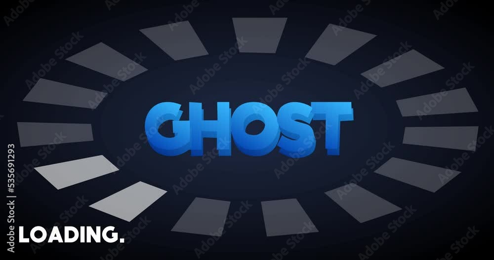 Ghost text with Loading, Downloading, Uploading Bar Indicator. Download, Upload on computer screen. Ghost text with Loading, Downloading, Uploading Bar Indicator. Download, Upload on computer screen.