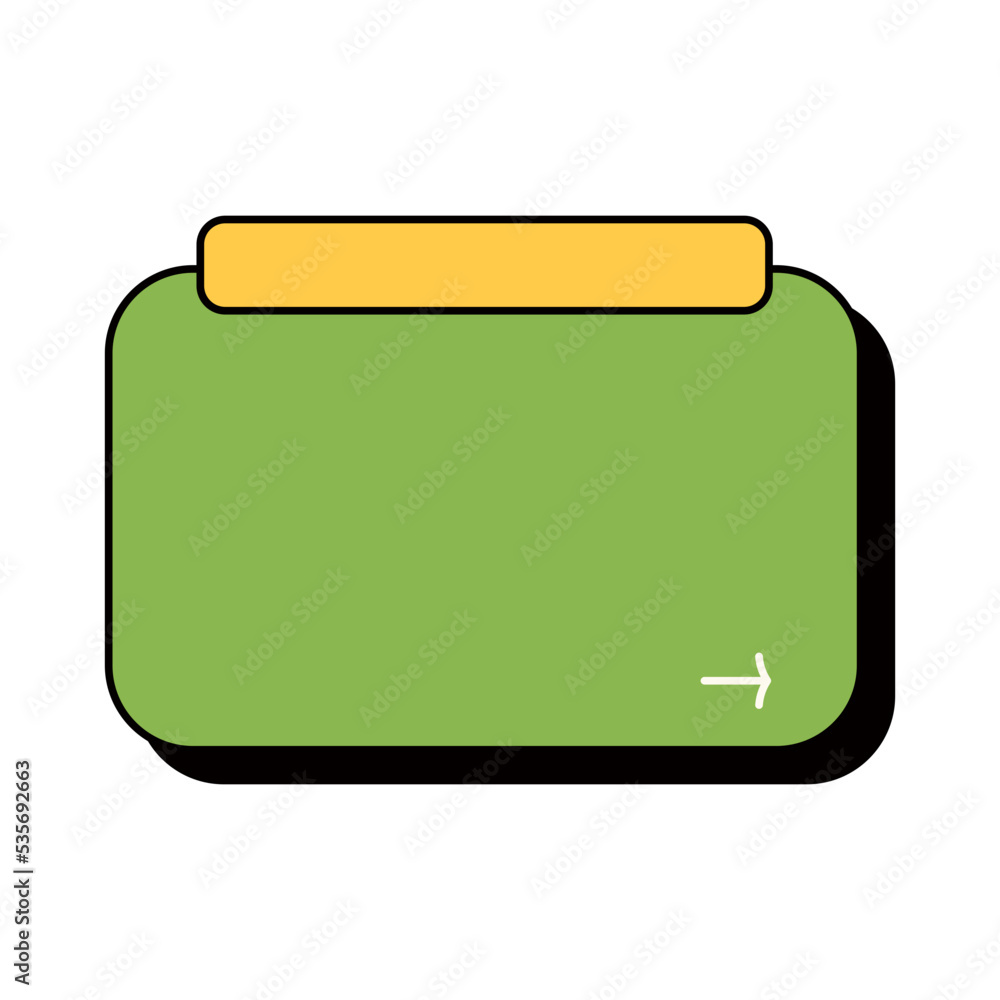 User Interface Tex Box Retro User Interface Tex Box Retro