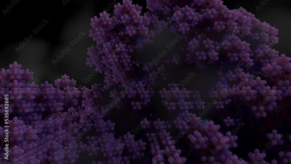 Icosphere Fractal Render HD 25fps Icosphere Fractal Render HD 25fps