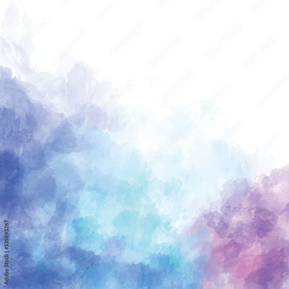 Abstract hand painted colorful watercolor texture background