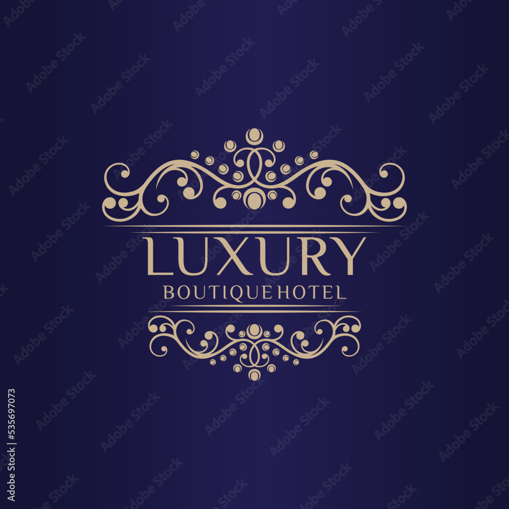 Luxury logo design vector template Luxury logo design vector template